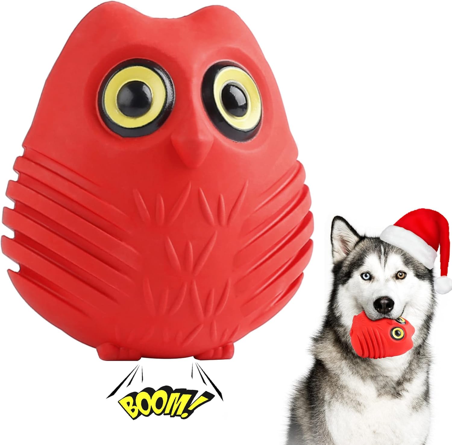 Toozey Owl Dog Toys, Large Chew Dogs Toys Aggressive Chewers