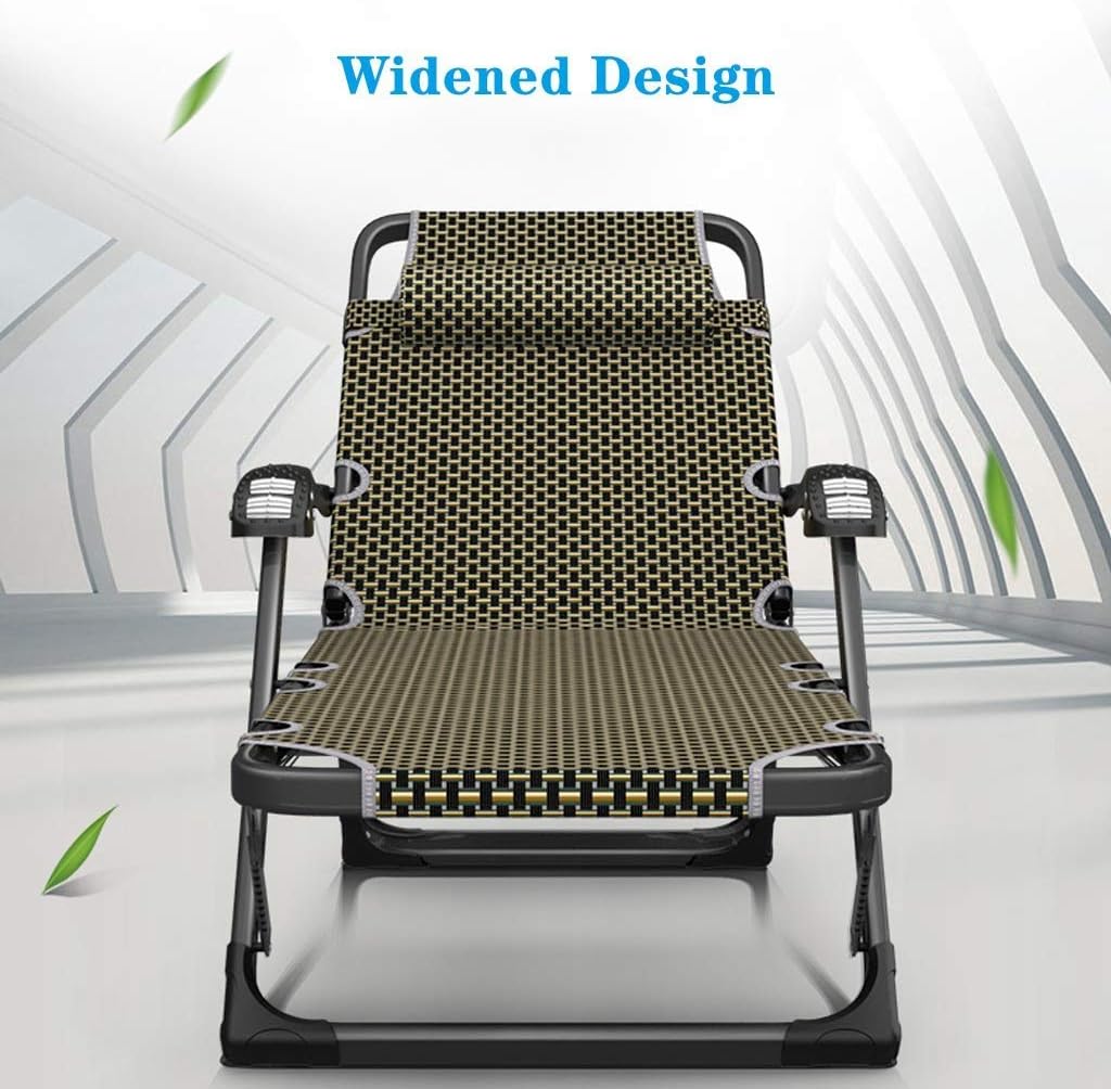 Generic Garden Furniture Sets, Recliner Lawn Chairs Folding Camping Garden Chairs Folding Gravity Deck Chair Recliner Reclining Waterproof Chaise Loungers Metal for Outdoor Office beauti