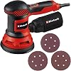 Einhell Eksantrik Zımpara TC-RS 425 E (425 W, Ø 125 mm zımpara diski, P60, P80, P120 zımpara kağıdı dahil) – 4462005
