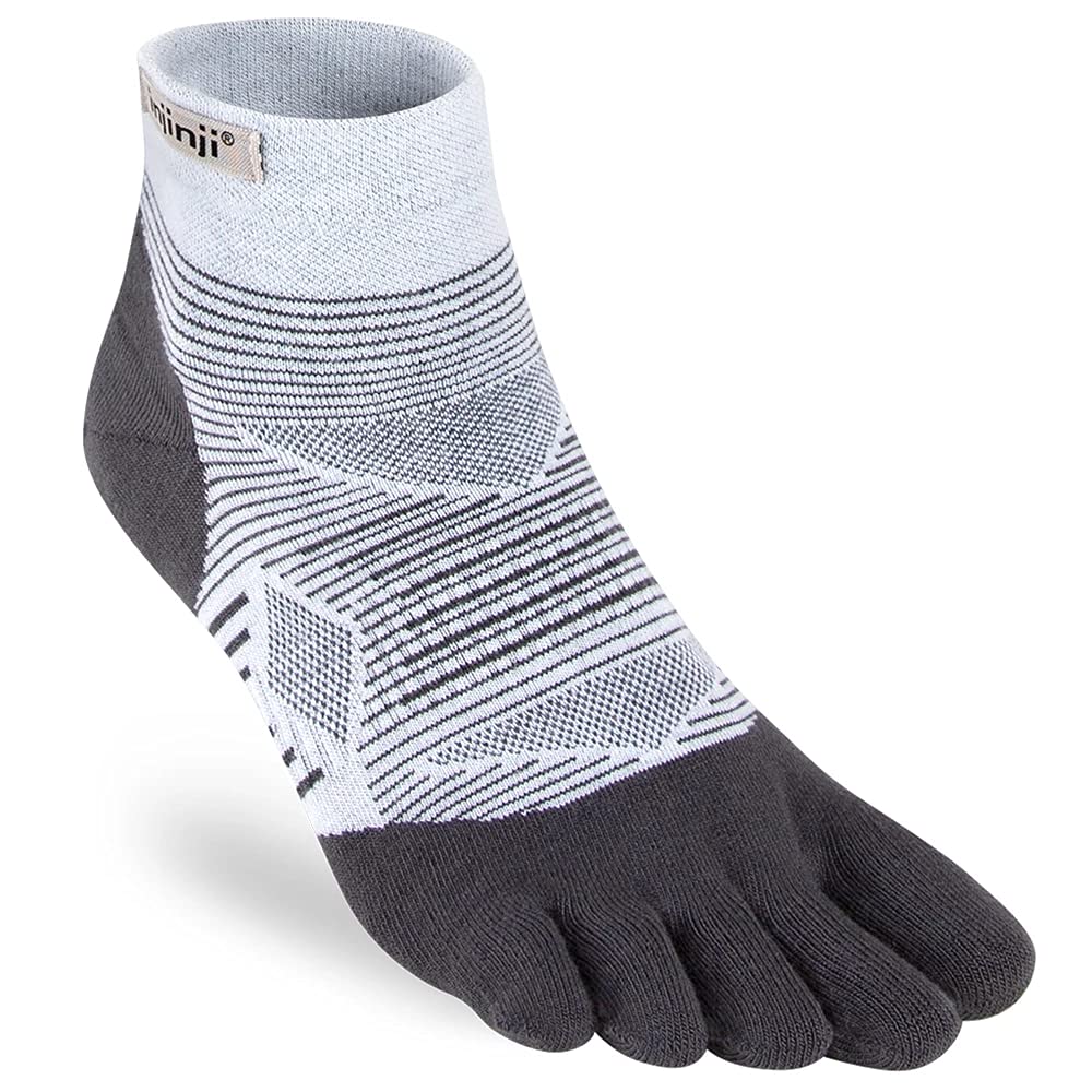 Injinji Run Lightweight MiniCrew Coolmax Grijs Teensokken Unisex
