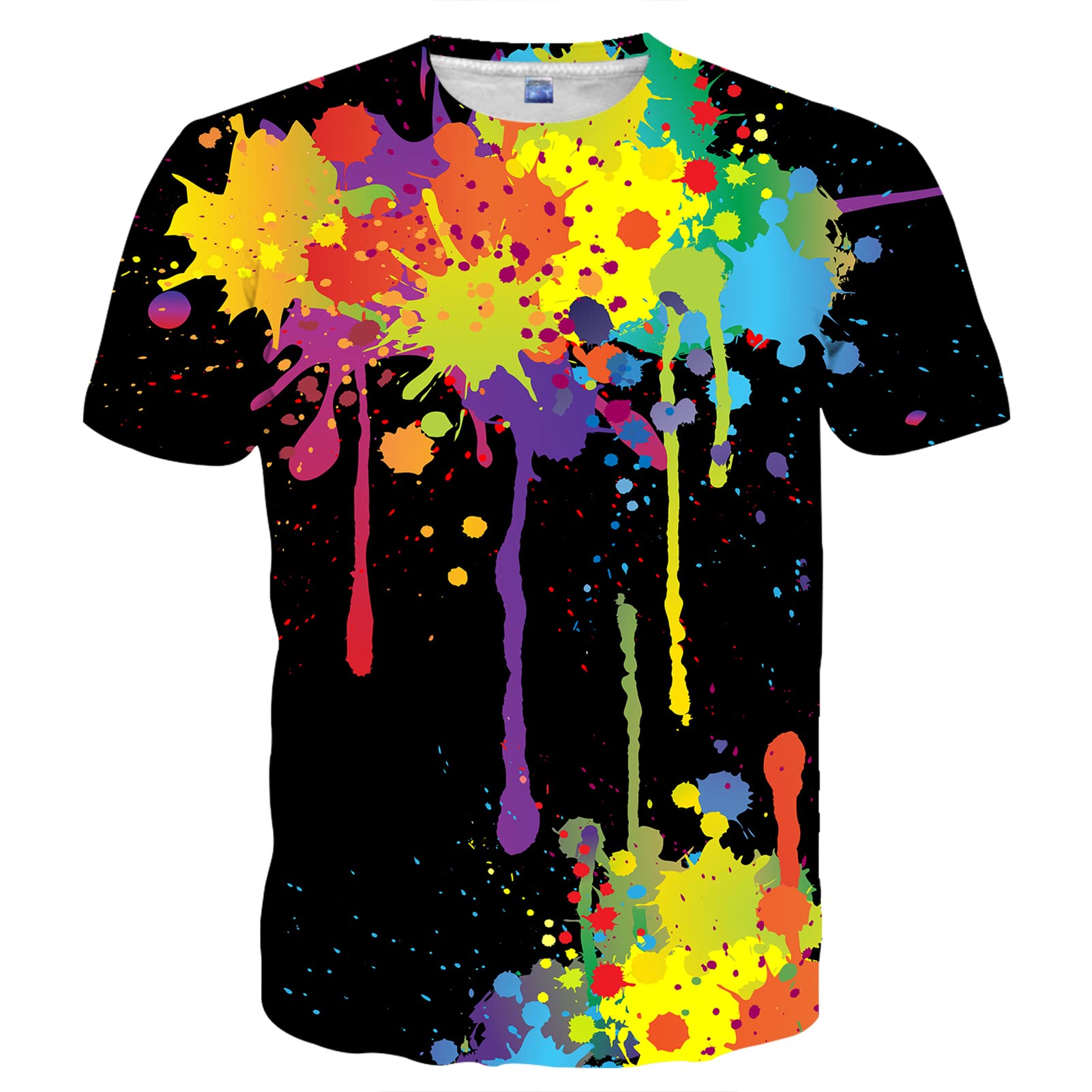 Linnhoy Unisex Men's and Women's Shirts Unisex Fashion Casual Novelty Tees 3D Graphic Adults T-Shirts Teens Tops Size S-XXL