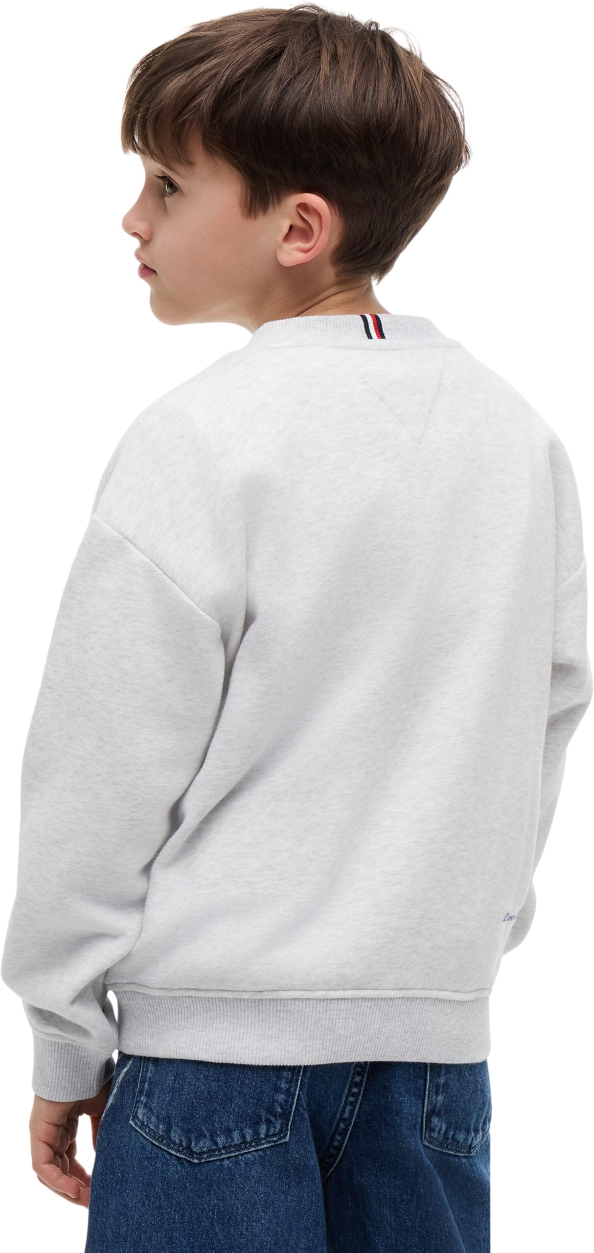 Tommy Hilfiger Outline Flag Graphic Sweatshirt Kb0kb10594 Felpa Pullover Bambini e Ragazzi