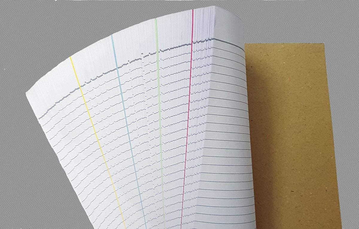 Amblitz Quaderno a spirale a 5 soggetti - a righe - (500 pagine, formato A4 circa)