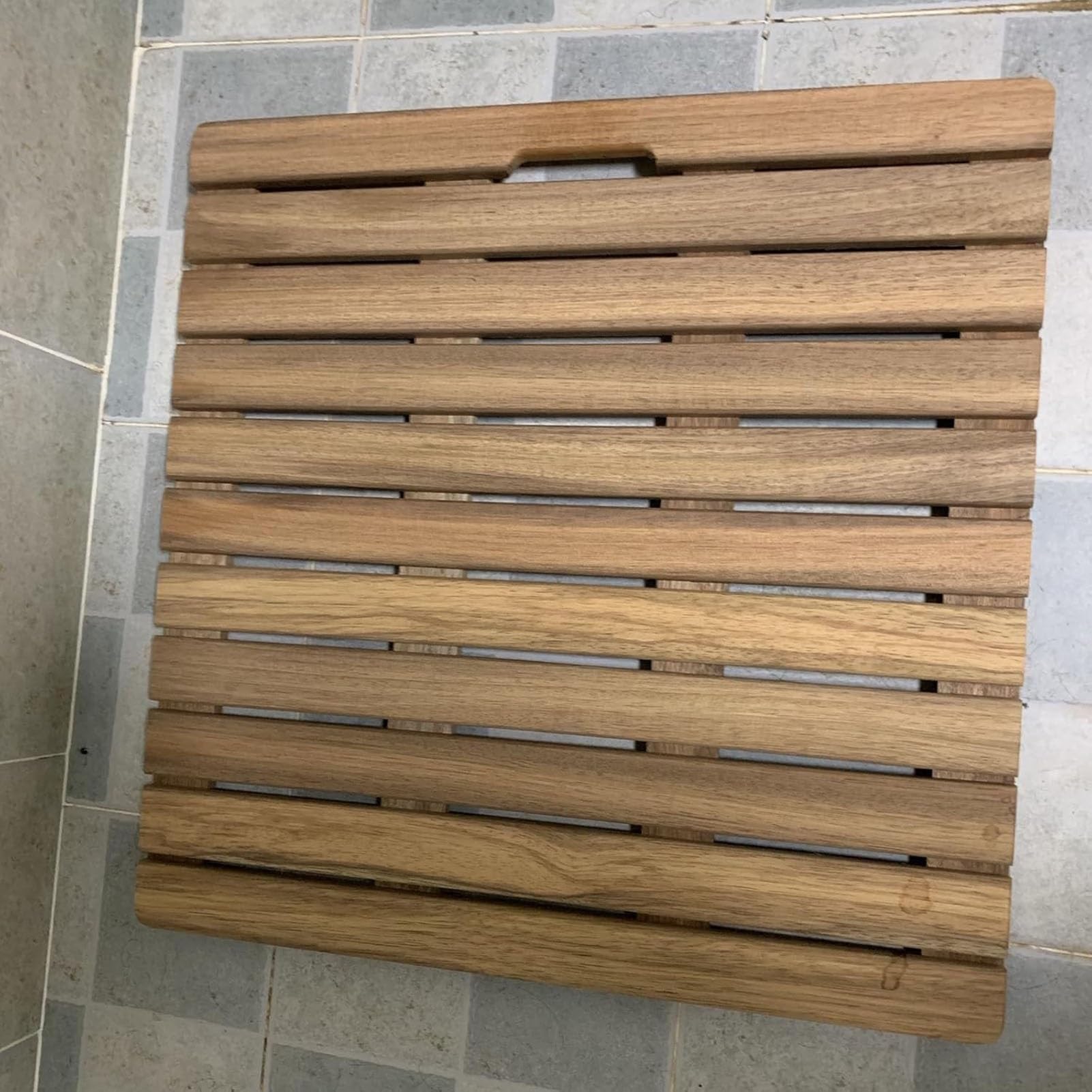 Non Slip Bath Shower Mats Waterproof Floor Mats, Multipurpose Foot Flatform 30 31 33 35 37 Ft Width, Elevated Waterproof Bathroom Floor Mats for RV/Inside Outside Showers/Spa(20x30in(50.8x76.2cm))