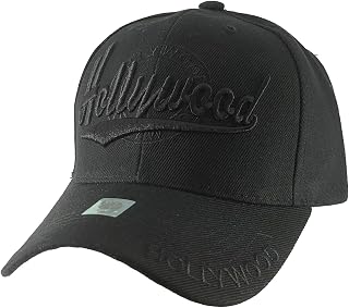 Gravity Threads Hollywood CA Blackout Adjustable Baseball Cap - Black