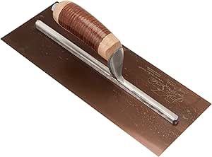 Kraft CF533 16in. X 4in. Golden Stainless Steel Concrete Trowel W/Camel - View #6