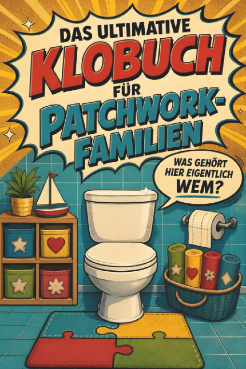 Das ultimative Klobuch für Patchwork-Familien: Was gehört hier eigentlich wem? Lustiges Geschenk für Familien, Bonuskinder und Familienpuzzle