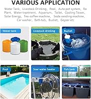 Vista 7 de Válvula de flotador Válvula de control de nivel de agua automática macho de entrada lateral de 1 pulgada para tanques, torres, piscinas, canales