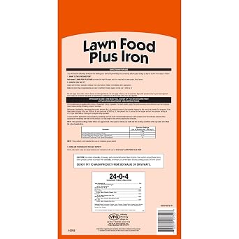 Fertilome (10755) Lawn Food Plus Iron 24-0-4 (20 lbs.)