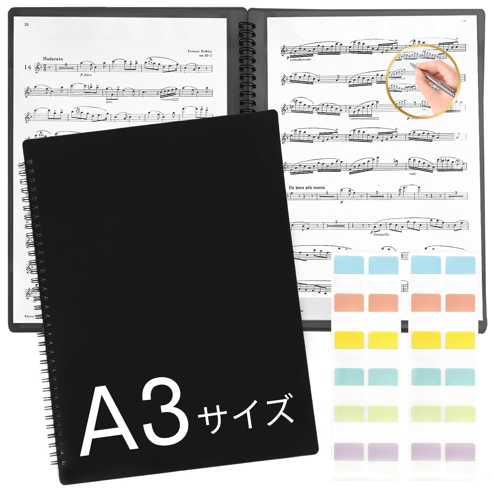Amazon.co.jp: Solf 【ピティナ支部長監修】 楽譜ファイル 書き込める