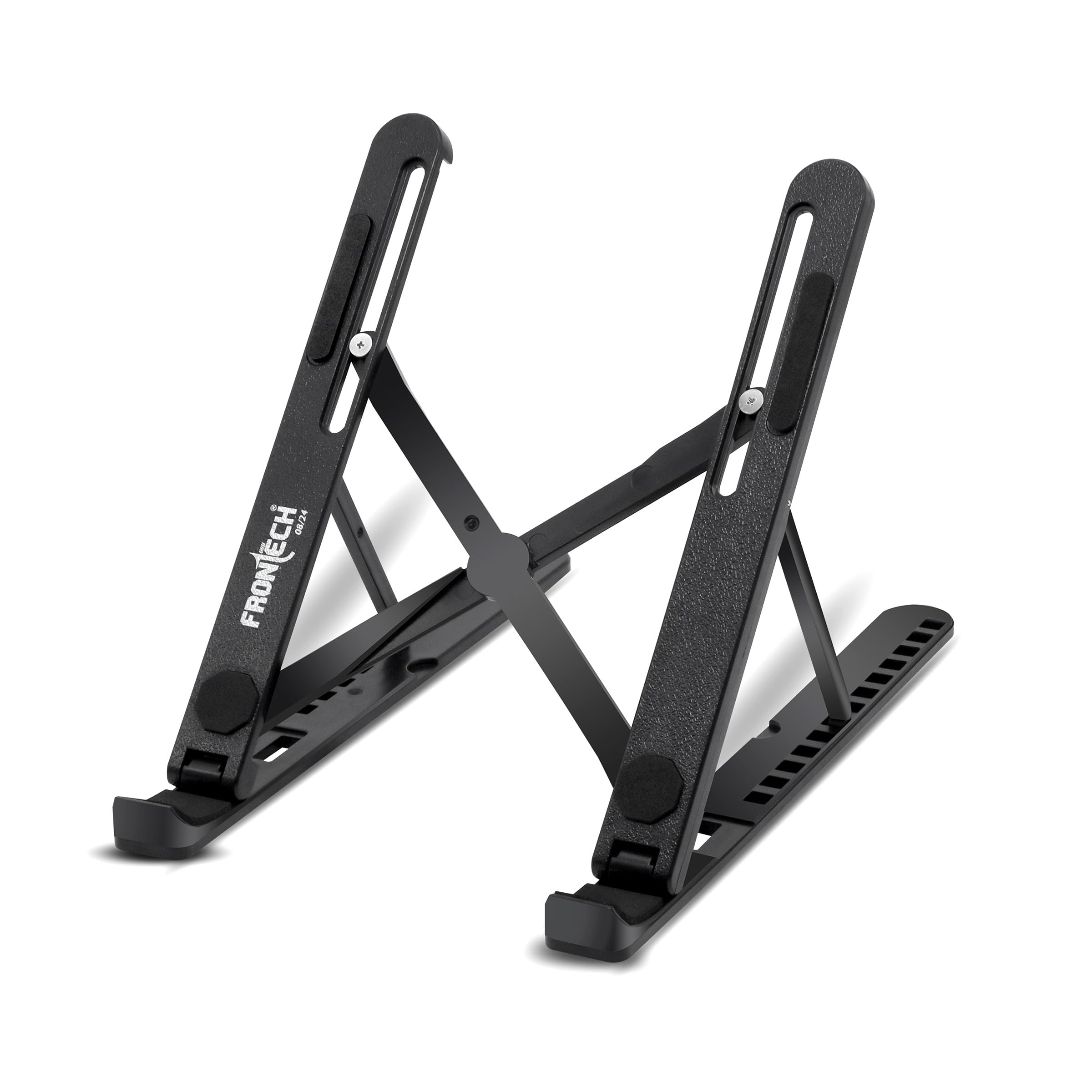 See full amazon price history chart for FRONTECH Portable Laptop Stand, Adjustable Height, Foldable, Over Heating Protection, Fits up to 13.3 Inch Laptops (CP-0008, Black) FRONTECH Portable Laptop Stand, Adjustable Height, Foldable, Over Heating Protection, Fits up to 13.3 Inch Laptops (CP-0008, Black) (B0D9KK6LVV) Amazon Price History, Amazon Price Tracker