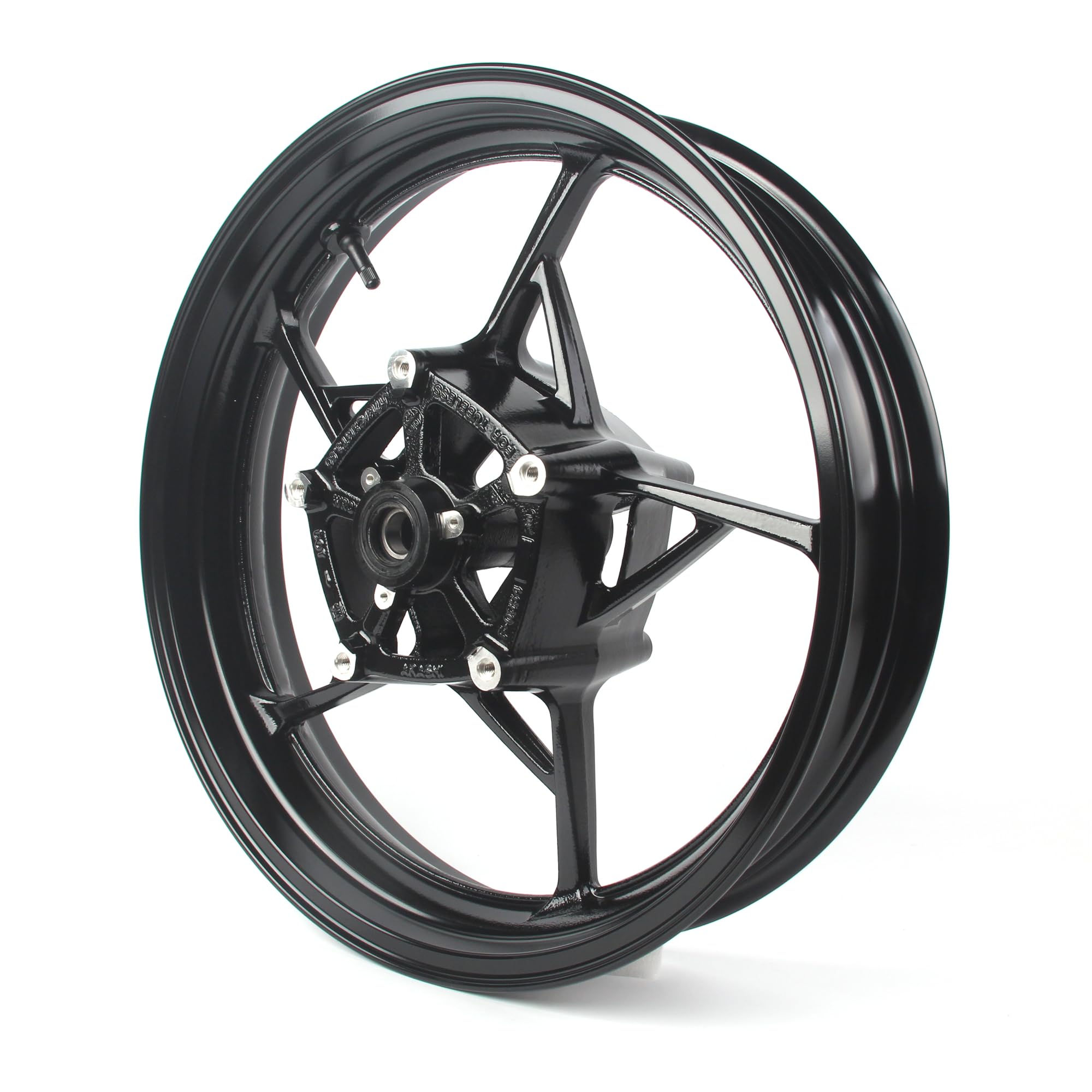 3,5 x 17 Zoll Vorderrad Felgen für Ninja 650 Z650 Z900 2017-2024 / Z900SE 2022-2024 Motorrad Z 900 Zubehör Z 650 Ninja 650 650 Ninja650 Schwarz 17 2018 2019 2020