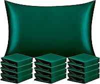 Vista 21 de NTBAY - Fundas de almohada de satén para cabello y piel, fundas de almohada sedosas de lujo con cierre de sobre.