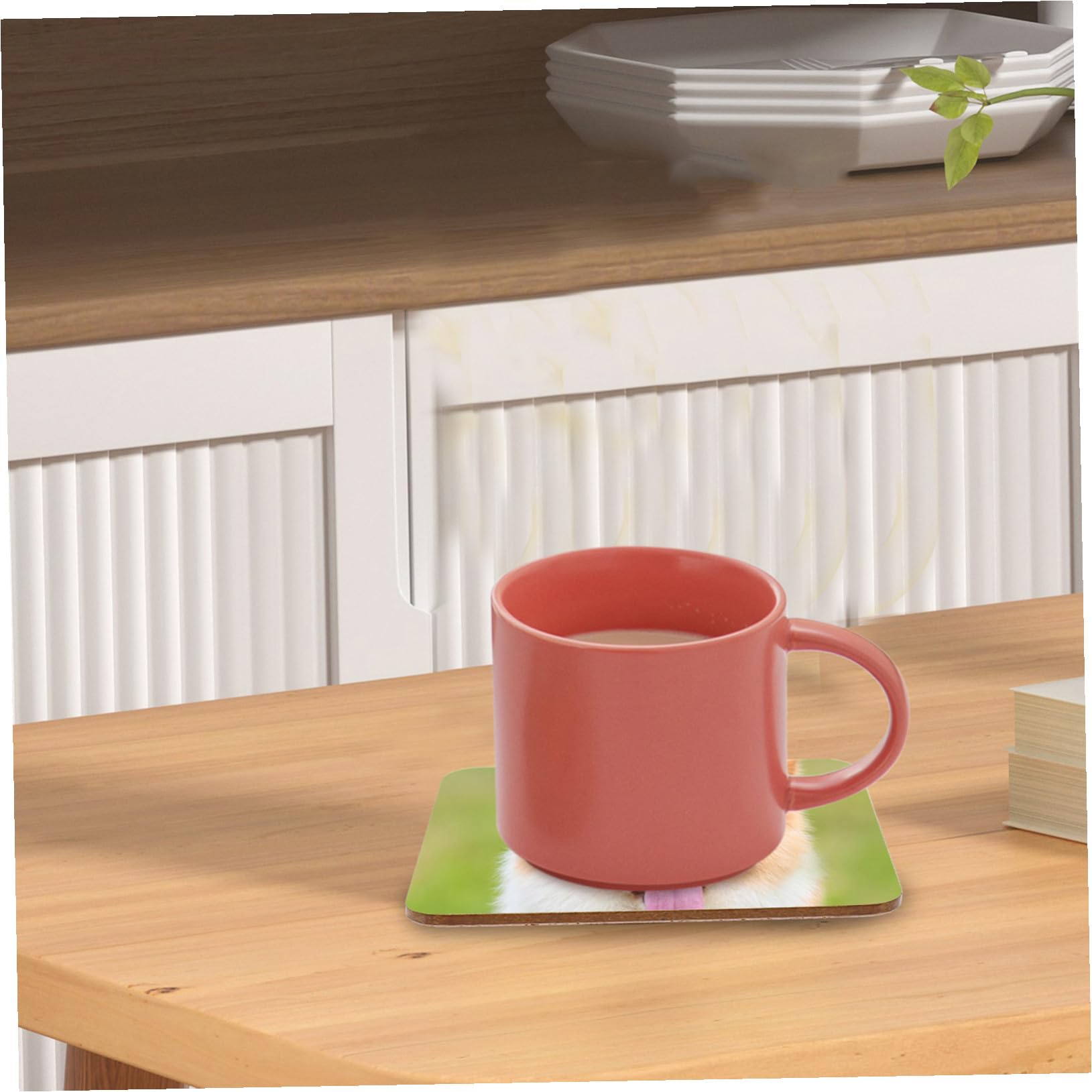 Operitacx 12piezas Blank para Sublimación Posavasos De Corcho y Cojines De Taza Personalizables para y