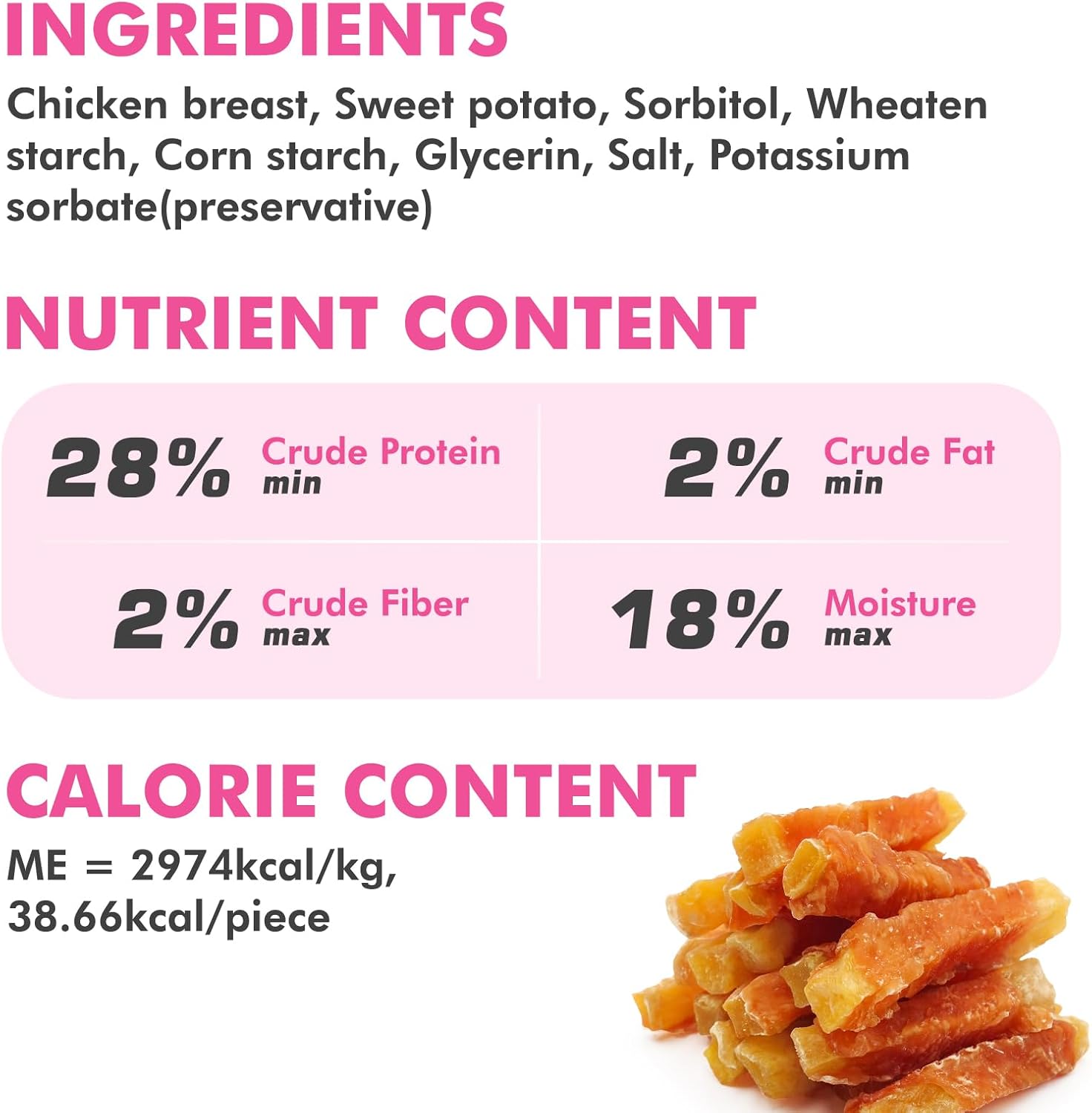 Chicken Wrapped Sweet Potato Dog Treats 25oz & Chicken Wrapped Rice Dumbbells Bones 16oz