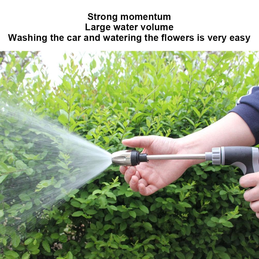 Ausziehbarer Hochdruckreiniger Für Gartenschlauch – 2-in-1 Mit Verstellbarer Länge (45,7–81,3 Cm), Zwei Düsen (Fächer & Linear), Aluminium-Griff, Für Auto, Fenster, Garten