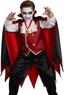 Kids Vampire Costume Royal Vampire Costume Set for Boys Girls Halloween Dress Up Party