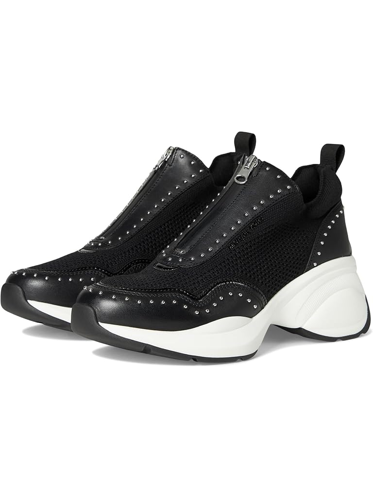 Black Michael Kors Zuma Slip-On Trainer