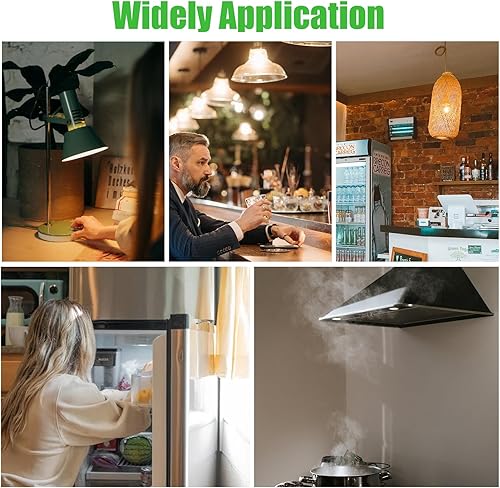 Miniatura 6 de 5304511738 - Paquete de 2 bombillas LED para refrigerador, compatibles con Crosle.y Frigi.daire, repuesto KEID34L KEL3418L AP6278388 4584444