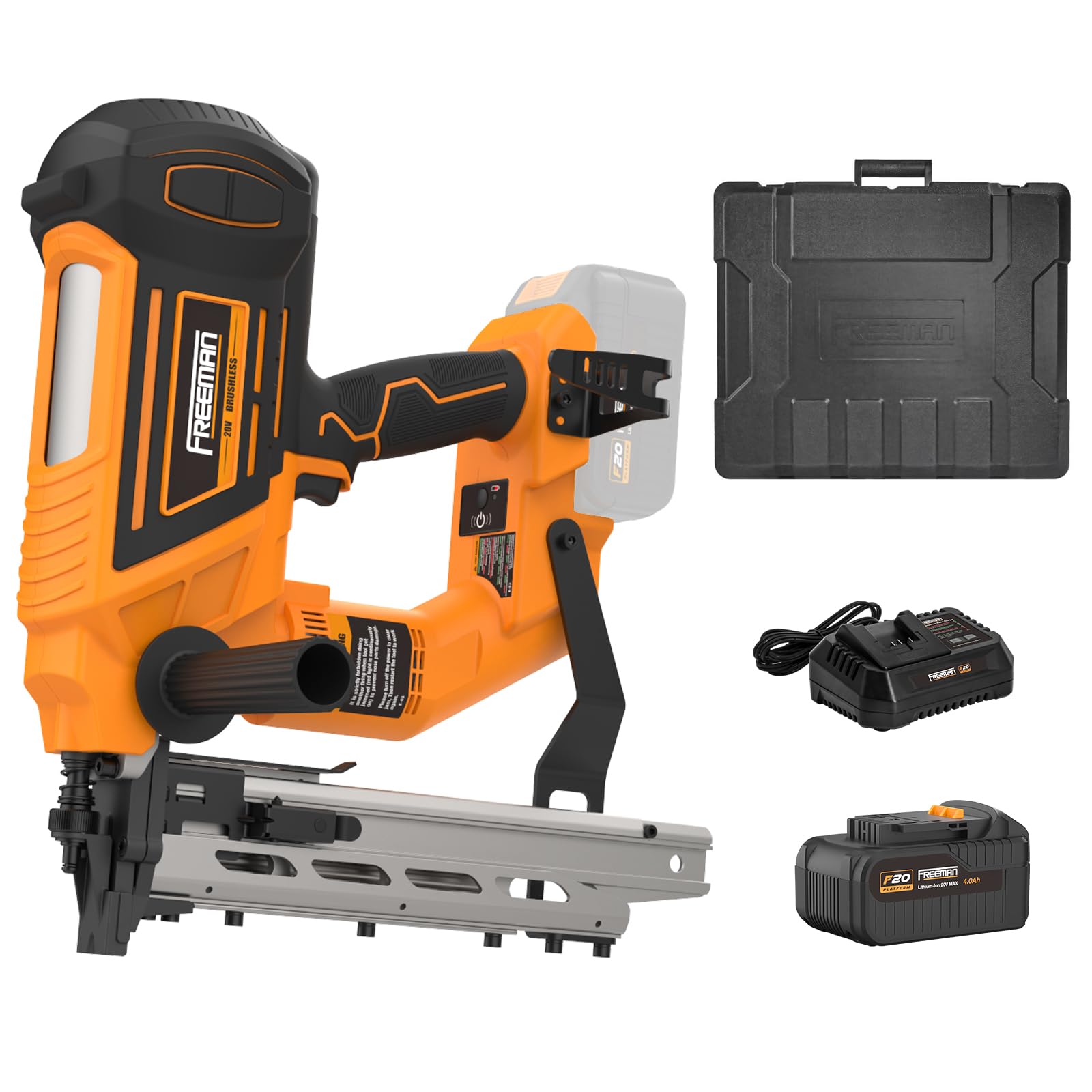 Freeman 20V 9 GA Cordless Fencing Stapler Kit – 750 Shots/Charge | PE20VFS9