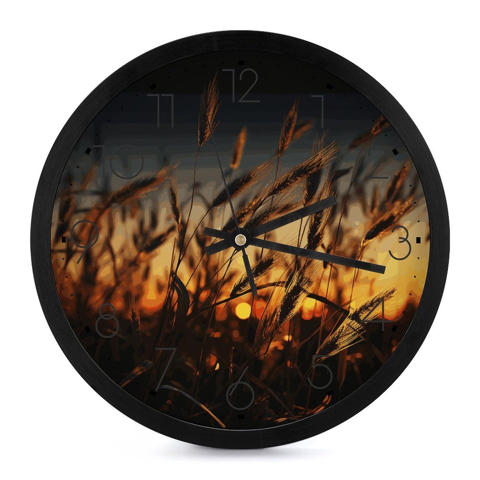 Horloge murale silencieuse pour chambre afin de dormir sans aucun bruit nocturne