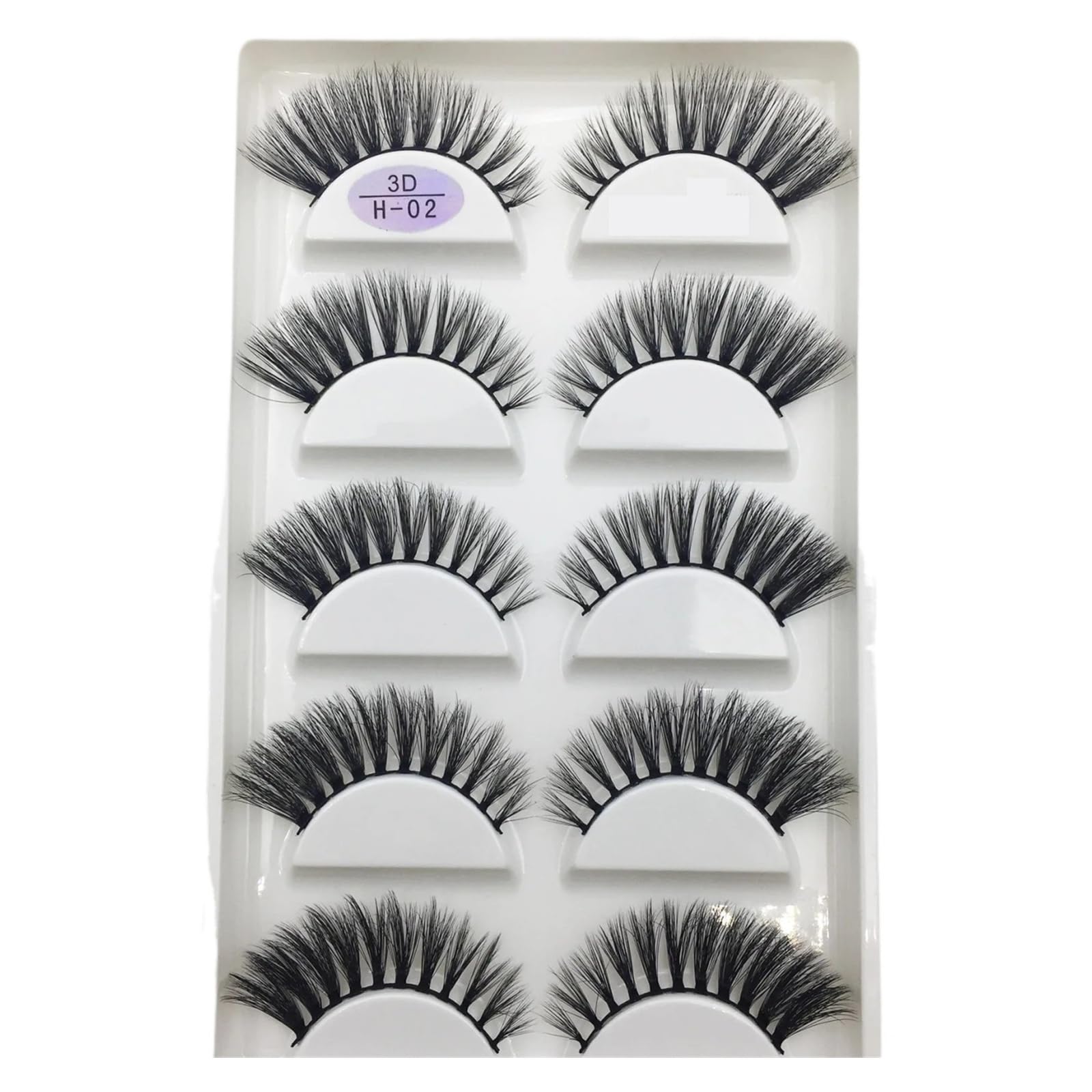 UAMOU 16 Style 10 50 Boxes 3D Mink Lashes Natural Cross False Eyelashes Long Messy Makeup Eye Lashes