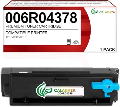 B315 Toner Cartridge Replacement for Xerox B315DNI Toner Cartridge for Xerox B310 B310DNI B305 B305DNI B315 B315DNI Printer, for Xerox 006R04378 Ultra High Yield Toner,20K Pages