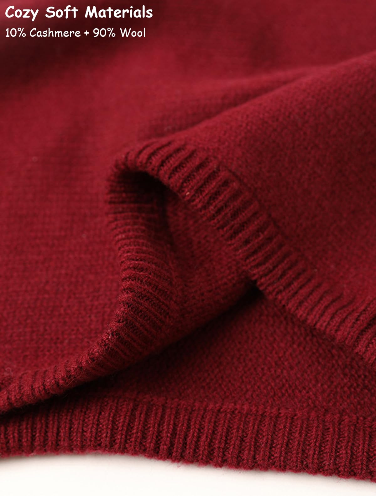 YUONNY Kominiarka unisex z kapturem, szalik, 10% kaszmir i 90% mieszanka wełny, zimowa dzianinowa czapka beanie szalik 2 w 1 dla kobiet mężczyzn