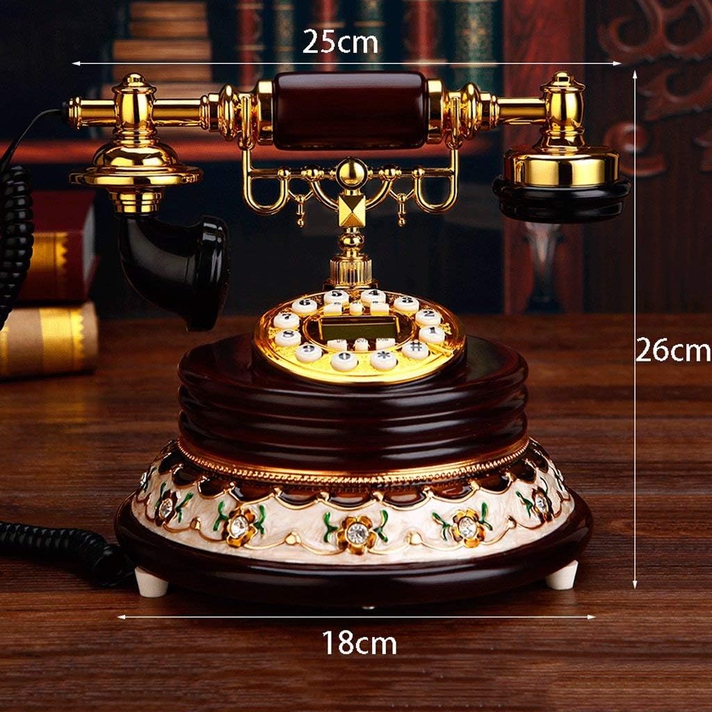 Retro Telephone Landline Home Living Room Resin Decorative Retro Phone Telephone
