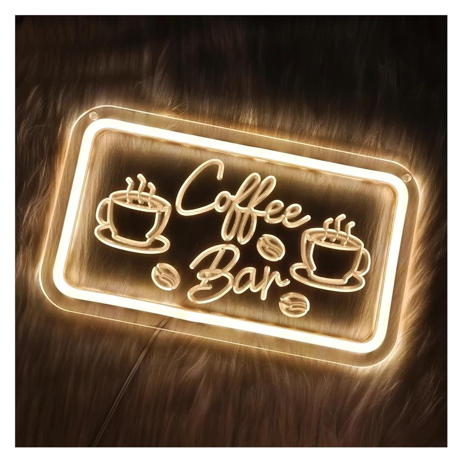 insegna luminosa al neon Lampada da tavolo a LED al neon per bar, ristoranti, negozi, angoli cucina, studio musicale 9cmx17cm