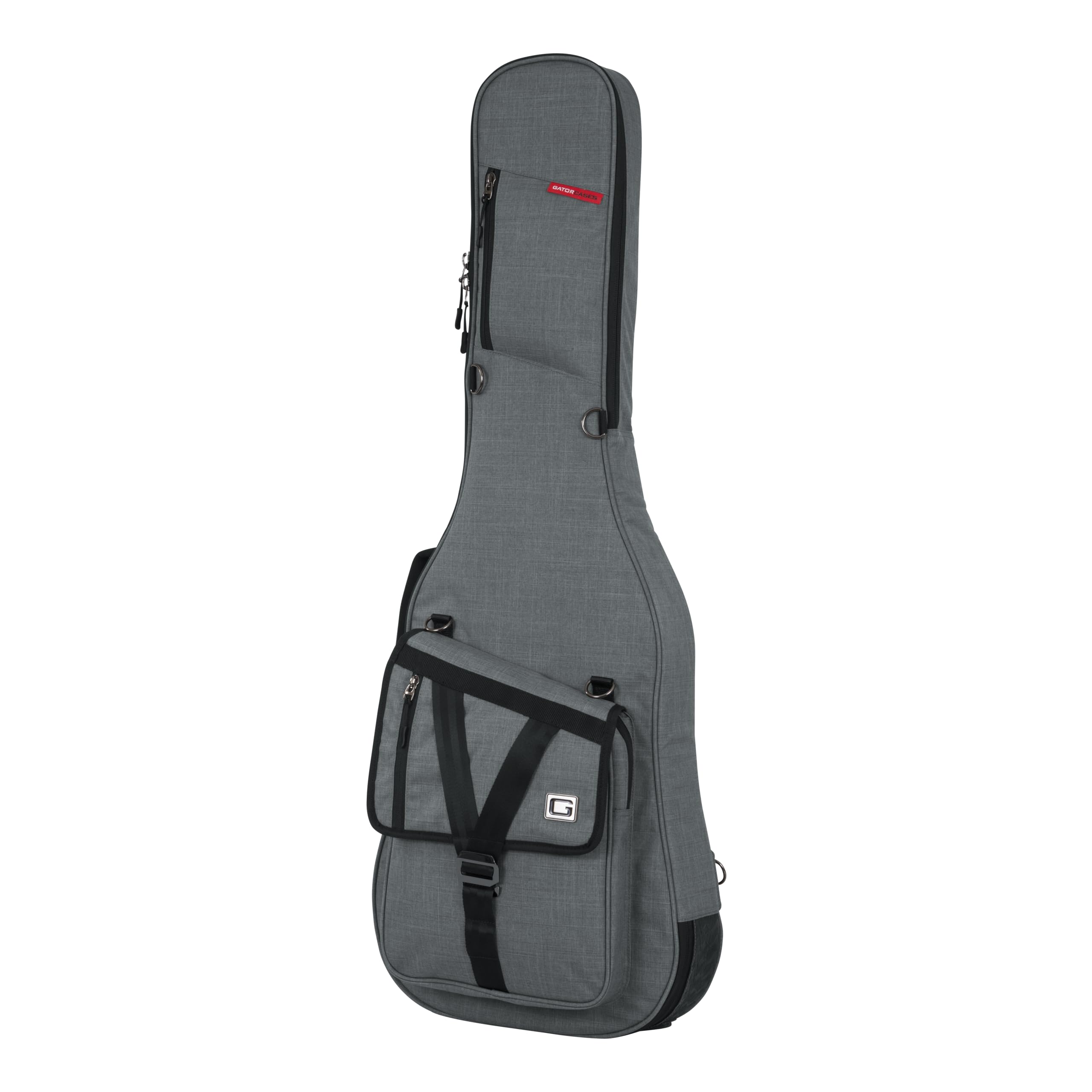 Gator Cases Transit Series Electric Guitar Gig Bag; Light Grey Exterior (GT-ELECTRIC-GRY)