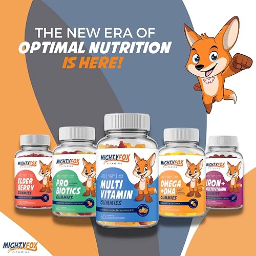 Miniatura 6 de Gomitas multivitamínicas para niños sin OMG sin gluten gomitas multivitamínicas veganas con vitamina C B3 B5 B6 B12 zinc 100 unidades 1 paquete -