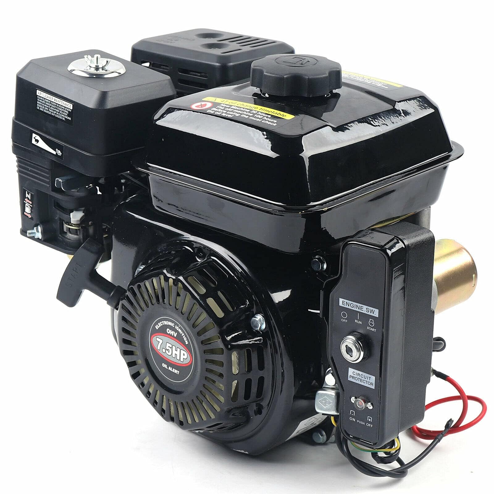 Motore a 4 tempi 7,5 CV Benzina per motore fisso Kart OHV con avviamento elettrico per dispositivi industriali e agricoli