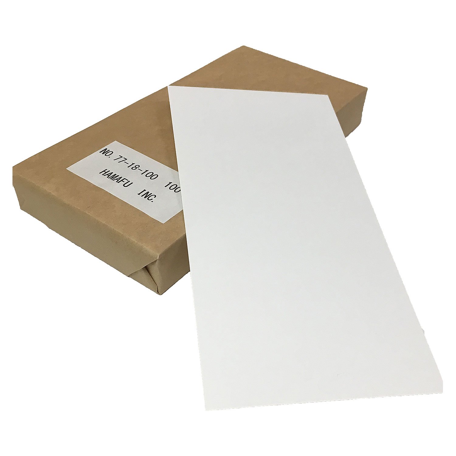Amazon | No.77-18 両面インクジェット対応 無地ハガキ 【縦長・100mm