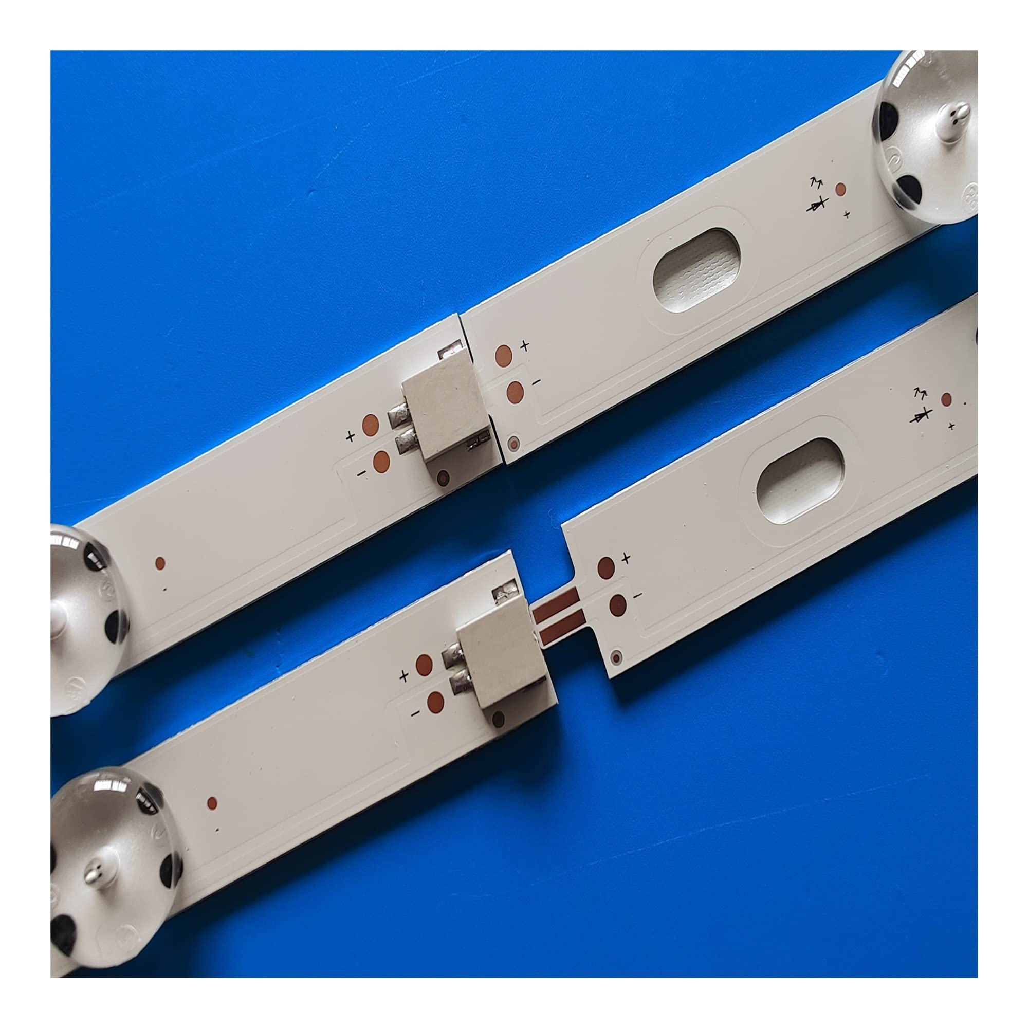 CARZE Kit 3 Pièces 8LED 850mm Bande De Rétroéclairage LED for LG 43UH6030 43UF640 UF64_UHD_A 43LH60FHD 43UF6407 43UH610V 43UH619V 43UH603V Bandes de rétroéclairage TV