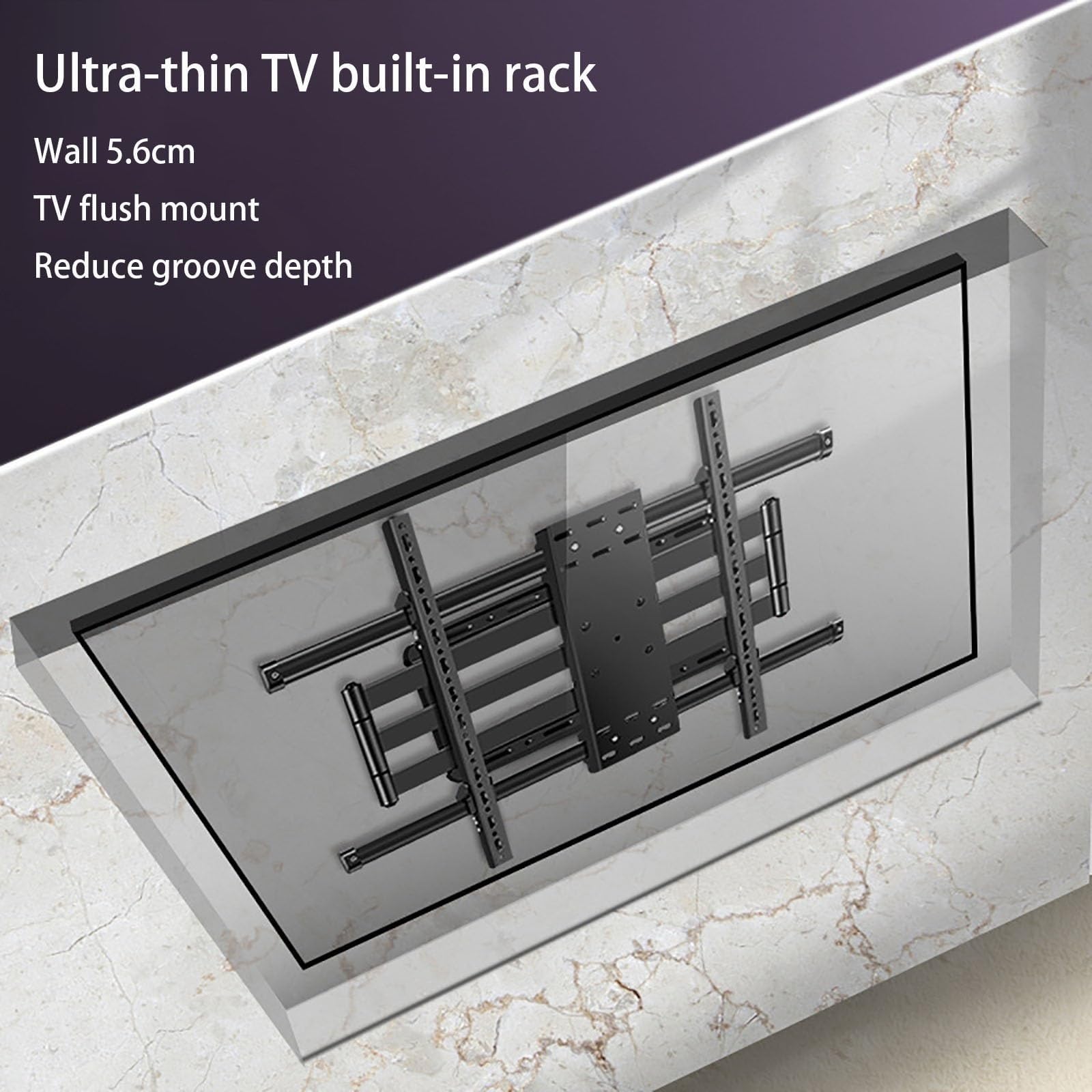 Soporte de pared articulado para TV para pantallas LED LCD planas y curvas, inclinable y giratorio con compatibilidad VESA de 800 x 600 mm