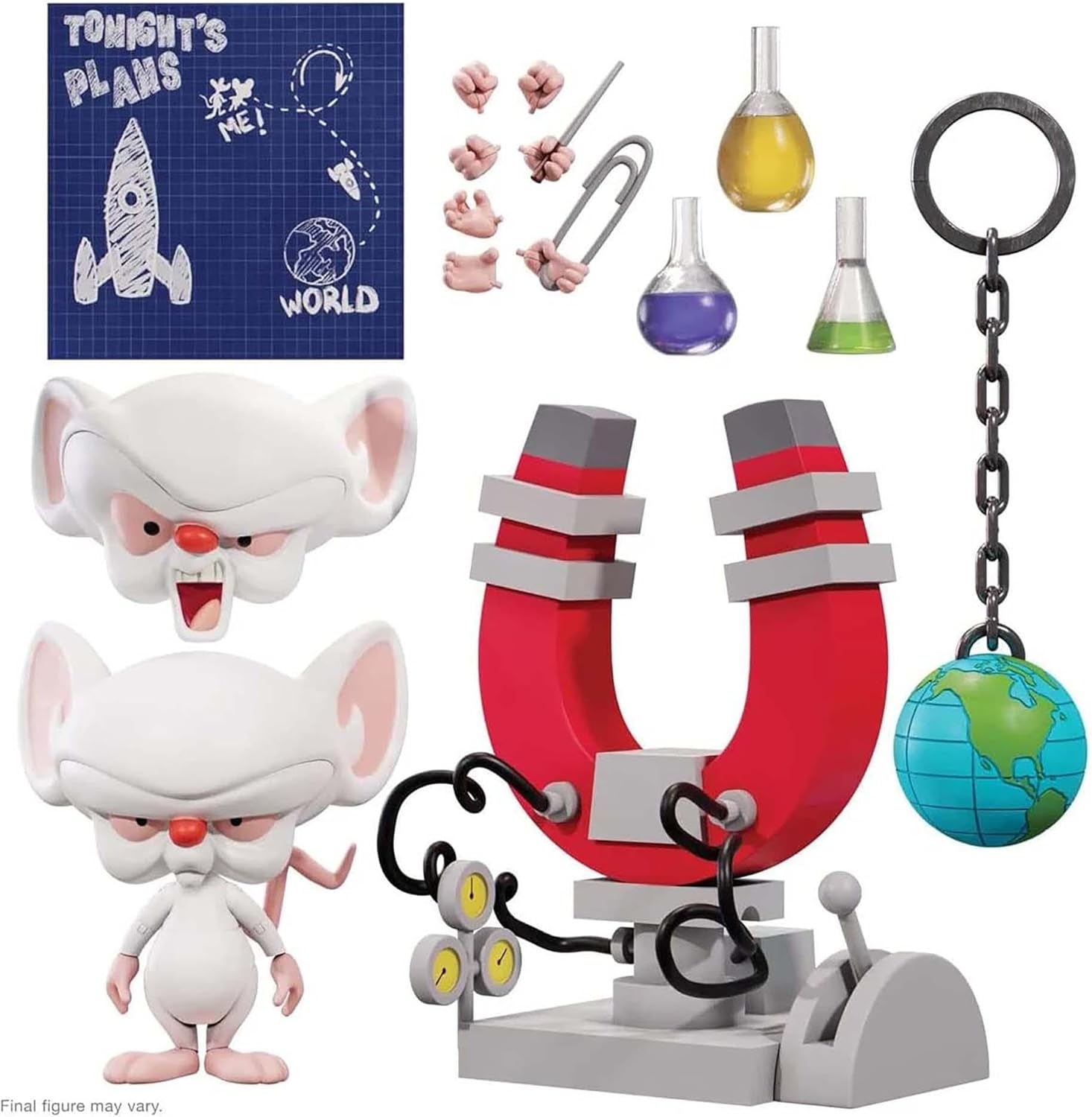 Super7 Animaniacs Ultimates The Brain 7-Inch Scale Action Figure