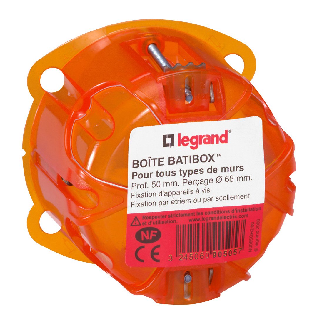 Legrand Orange Batibox 090505 Flush-Mounted Box
