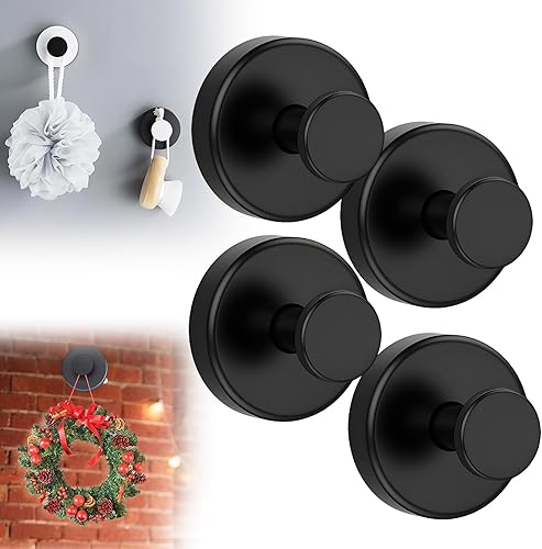 Miniatura 11 de Ganchos de ventosa para coronas en vidrio, ganchos de ventosa sin taladro, ganchos de corona para puertas delanteras, ganchos para toallas para