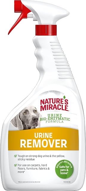 Nature's Miracle Dog Urine Stain & Odour Remover - Bio-Enzymatic Formula 946ml,White