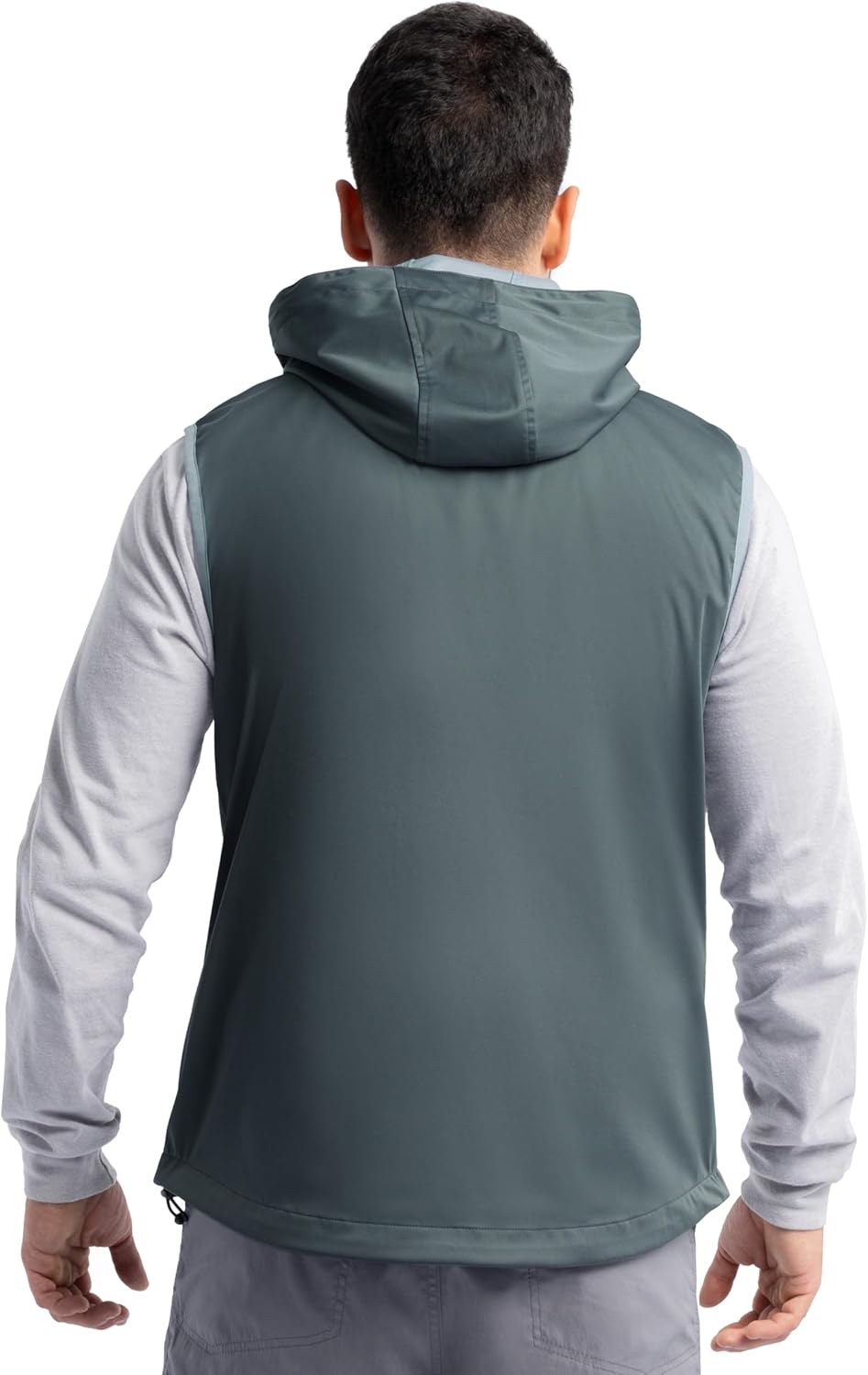 ATG mens Softshell Flex Two Tone Hooded Trekking Vest - Image 2