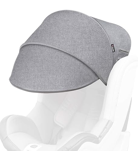 Manito Extensor de sombratoldo auxiliar para asiento de coche (negro gris)