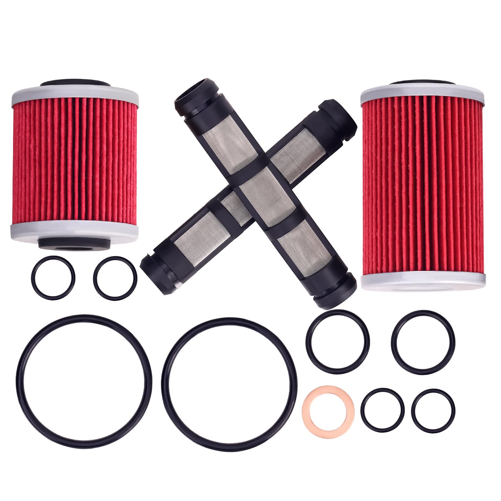 AHL Ölfilter-Reparatursets sind 75038046110 kompatibel mit 690 Enduro R/SMC R 2012-2023/701 Enduro 2016-2023/701 Supermoto 2016-2023/SVARTPILEN 701 2019 2020 2022/VITPILEN 701 2018 2019 2020 2022