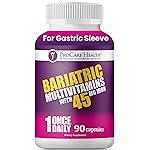 ProCare Health Bariatric Multivitamin 45mg Iron - Once Daily Capsule for Gastric Bypass, Sleeve & Post-Op Support - 90 Easy-to-Swallow Capsules, 3-Month Supply, No Artificial Colors, Gluten-Free