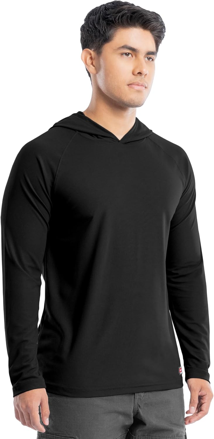 Wrangler mens Long Sleeve Upf 40 Performance Raglan Hoodie - Image 6