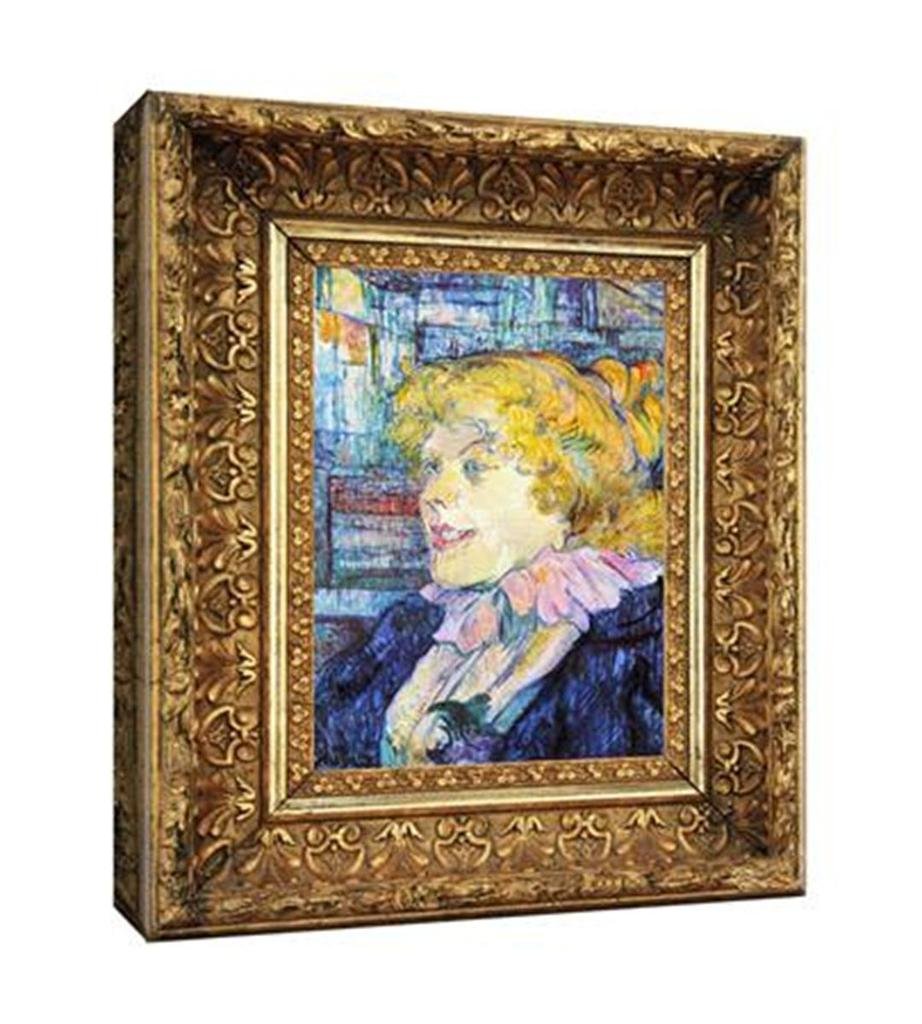 Henri de Toulouse-Lautrec - Portrait of Miss Dolly - Museum Quality Swiss Linen Gallery Wrap