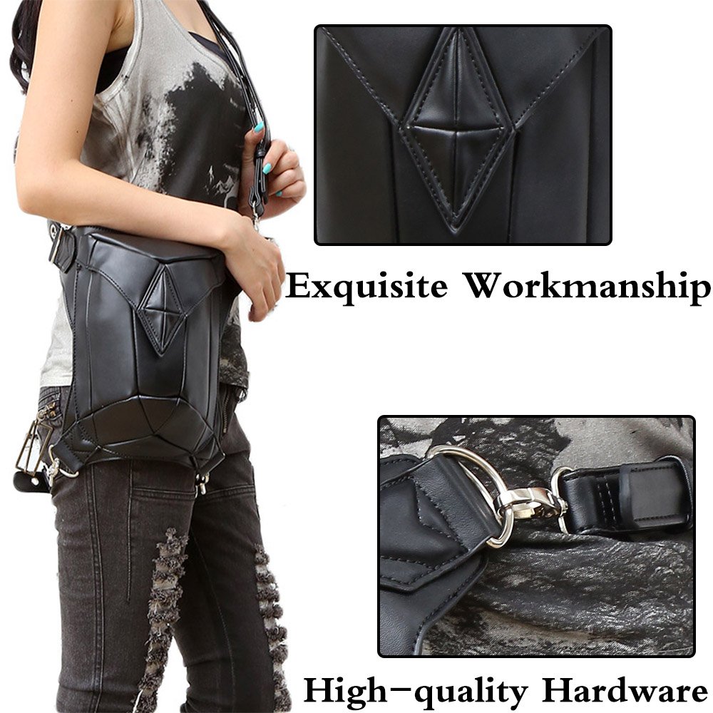 Damen Herren Punk Sport Tactical Wander-Hüfttaschen Beintasche Reisen Mode-Hüfttaschen Beinbeutel Klettern Radfahren Joggen Wanderrucksäcke Tasche