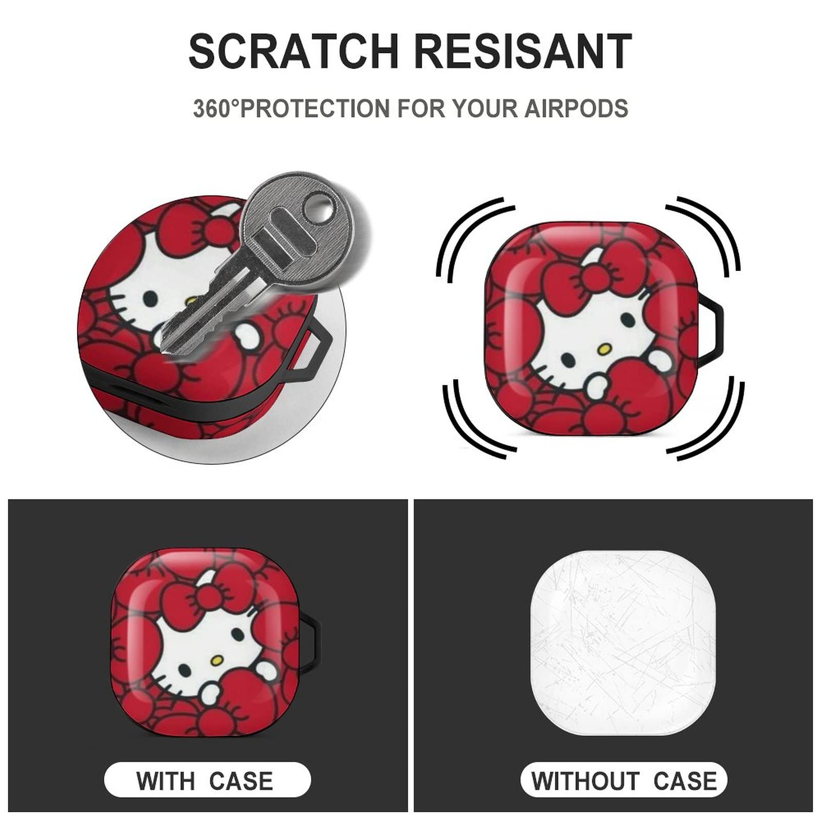 Galaxy Buds2 Hello Kittyデザインケースのセット Joytop Hello Kitty Earphone Case Cover For Samsung Galaxy