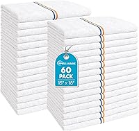 Vista 9 de SIMPLI-MAGIC Paquete de 12 paños de cocina de 24 x 24 pulgadas – 100% algodón, sin pelusas, paños de cocina de alta absorción, perfectos