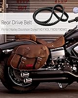 Vista 6 de Correa de transmisión trasera 133T de 1-1/2 pulgadas para Harley Davidson Dyna FXD FXDL FXDS FXDWG Super Glide Low Rider Wide Glide 1991-1999